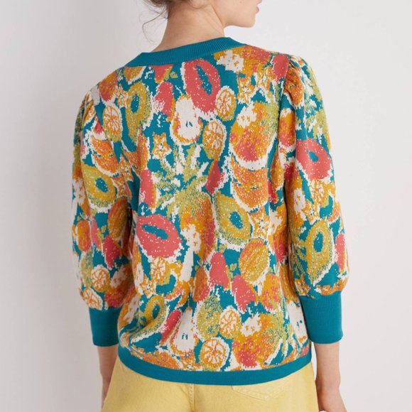 HTF Anthropologie Farm Rio Fruits Sweater - Picture 1 of 3